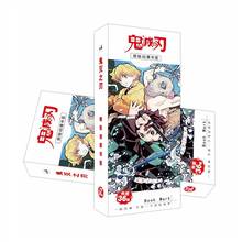 Demon Slayer-marcapáginas de papel de Anime Kimetsu no Yaiba, soporte de libro de dibujos animados DIY, 36 unids/set por Set 2024 - compra barato