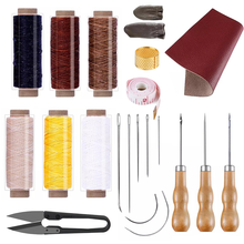 LMDZ Convenient Leather Craft Sewing Kit 22 Pieces Leather Sewing Repair Kit with Simple Method for Beginner-Leather Sewing Tool 2024 - buy cheap