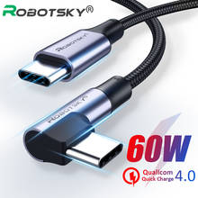 USB Type C to USB C Cable for Samsung S20 S10 Plus PD 60W   Quick Charger 4.0 Fast Charging USB-C Type-C Cable for Macbook Pro 2024 - купить недорого