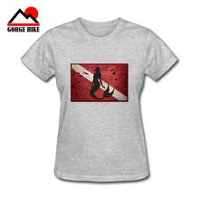 Camisa do vintage da sereia da bandeira do design camisas do amor do mergulho t camisa das mulheres o mergulhador completo camiseta da forma camiseta do presente da namorada 2024 - compre barato