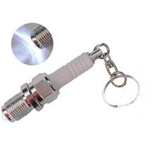 1Pc Fashion LED Key Chain Spark Plug Keychain Mini Car Parts Keyring Gift 2024 - buy cheap