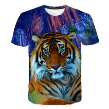 3D Print Other Animals T shirt Men Tiger 3d T-shirt Punk Print t Shirts Plus Size Short Sleeve Men Tshirt DIY Customization 2024 - buy cheap