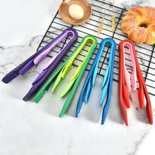 3Pcs/set Plastic Kitchen Tongs Food Serving Tongs Cooking Clip Clamp Non-Slip Handle Cake Salad Pastry Tongs Kitchen Accessories 2024 - compre barato