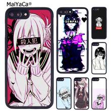 Maiyaca triste japonês caso de telefone para o iphone x xr xs 11 12 pro max 5 6 s 7 8 plus samsung galaxy s6 s7 s8 s9 s10 2024 - compre barato