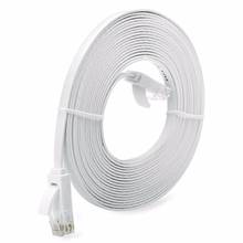 Сетевой кабель Универсальный 1/3/5/10M супер длинный RJ45 на очень высоком Скорость плоский Тип Ethernet сетевой кабель LAN Ethernet-кабель 2024 - купить недорого