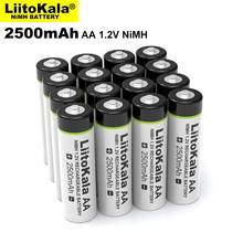 NEW Liitokala 1.2V AA 2500mAh Ni-Mh AA  battery rechargeable Temperature gun remote control mouse toy batteries AA rechargeble 2024 - buy cheap