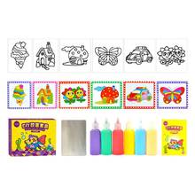 Kids DIY Drawing Toys Cartoon Glue Tempera Painting Kindergarten Educational Art 2024 - buy cheap