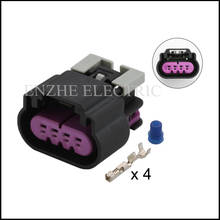 15466325 tomada fêmea do chicote de fios do fio do carro DJ7046D-1.5-21 4 pinos conector automotivo plug incluem o terminal e selo 2024 - compre barato