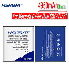 HSABAT 4950mAh HC60 Battery for Motorola C Plus Dual SIM XT1723 XT1724 XT1725 2024 - buy cheap