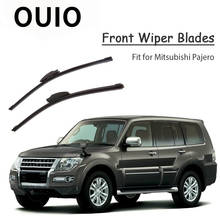 OUIO 1Set Rubber Car Front Wiper Blade Kit For Mitsubishi Pajero V60 V80 2015 2014-2003 Windscreen Original replace Accessories 2024 - buy cheap