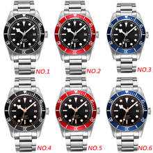 CorgeutMens luxury Luminous Waterproof Automatic Mechanical Wrist watch Stainless sapphire date business Male Clock часы мужские 2024 - buy cheap