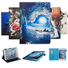 Leather for ipad pro 10.5 case 2017 2019 Stand Smart Fashion Printed Wallet Protective Skin case for ipad air 3 10.5 2019 Funda 2024 - buy cheap