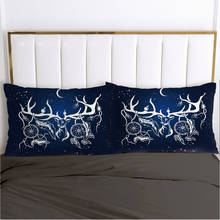 Customize 3D 2PCS Pillow Cases Decoration Throw Pillow Cover Bedding PillowCase 65x65 50x75 Home textile Bohemia Drop Ship 2024 - buy cheap