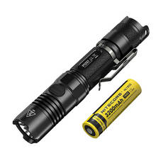 NITECORE P12GT Tactical Flashlight CREE XP-L HI V3 max 1000 lumen beam distance 320 meter handheld torch + 18650 3500mAh Battery 2024 - buy cheap