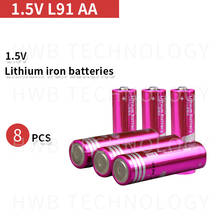 8PCS/lot Japan import FOR NEXCELL AA 3000mAh 1.5V lithium iron battery High power Long shelf life digital Camera, radio battery 2024 - купить недорого