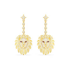 MADALENA SARARA Vintage Queen Elegant earrings AAA Cubic Zircon Fine Women Earring Line Style 2024 - buy cheap