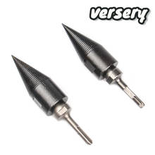 free shipping 1PC Firewood Splitter Machine Drill Wood Cone Reamer Punch Driver Firewood Drill Bits Wood Cut woodworking Tools 2024 - buy cheap