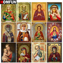 HOMFUN 3D Diamond Painting "Religious figure" DIY Full Rhinestones Drill Cross-stitch Kits Square Round Diamond Embroidery 2024 - buy cheap