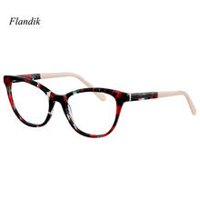 Cat Eye Optical Glasses Frame Prescription Myopia Presbyopia Eyeglasses For Women 2020 New Fashion Acetate Tortoise Spectacles 2024 - buy cheap