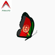 Aliauto Beautiful Car Sticker Afghanistan Flag Butterfly Waterproof Reflective Creative Decal Automobile Decoration,11cm*8cm 2024 - buy cheap