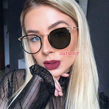 Gafas de lectura redondas para mujer, lentes fotocromáticas presbicia y de alta calidad para 2020 hipermetropía + 0,5 NX, 0,75 2024 - compra barato