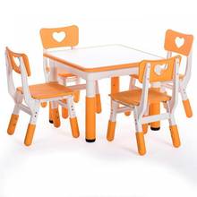 Mesa e cadeira para crianças de jardim de infância, conjunto para bebês podem levantar a mesa do estudo, mesa infantil, brinquedos e pequena mesa 2024 - compre barato