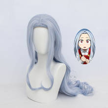 My Hero Academia Eri Anime Wigs 90cm Long Blue Grey Mixed Heat Resistant Synthetic Hair Halloween Cosplay Wig + Wig Cap 2024 - buy cheap