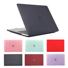 Capa de proteção rígida para macbook air, capa de superfície fosca, 11 "13" pro 13 "15" 16 "pro com retina touch bar 12" 13 "15" 2024 - compre barato