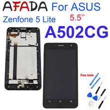 5.5'' A502CG Lcd Display For ASUS Zenfone 5 Lite A502CG LCD Display Touch Screen Digitizer Assembly with Frame Replacement Parts 2024 - buy cheap