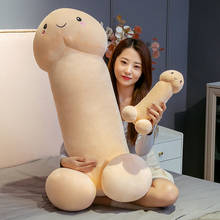 Real Life Cute Cartoon Long Penis Plush Toys Sexy Soft Toys Stuffed Funny Pillow Lovely Doll Kawaii Gift for Girlfriend Lovers 2024 - buy cheap