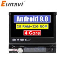 Eunavi Universal One 1 din Android 9 car multimedia player dvd radio audio auto gps navigation 1din headunit bluetooth wifi usb 2024 - buy cheap