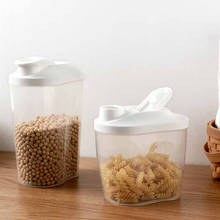 Plastic Cereal Dispenser Storage Box Kitchen Food Grain Rice Container Nice Kitchen Rice Flour Grain Storage Kitchen Rice 2024 - купить недорого