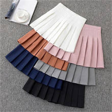 2020 Spring Summer Skirt High Waist Pleated Mini Skirt Women's Fashion Slim Waist Casual Tennis Skirts school Vacation Skirts 2024 - buy cheap