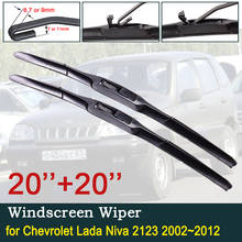 for Chevrolet Lada Niva 2123 2002~2012  Front Windscreen Wipers Car Wiper Blades Car Accessories Stickers 2003 2004 2005 2006 2024 - buy cheap