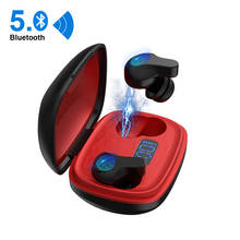 TWS Bluetooth 5,0 M1 наушники беспроводные наушники стерео спортивные водонепроницаемые наушники Поддержка iOS/Android телефоны HD звонки 2024 - купить недорого