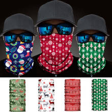 Bandana para natal, máscara sem costura, cachecol tipo balaclava, aquecedor de pescoço, ciclismo, proteção facial, bandana 2024 - compre barato