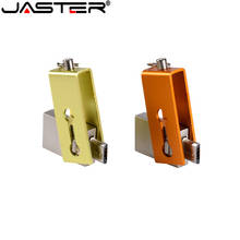 JASTER USB 2.0 Flash Drive 64GB 16GB Metal OTG Pendrive High Speed USB Memory Stick 32GB 4G pen Drive Real Capacity  U disk 2024 - buy cheap