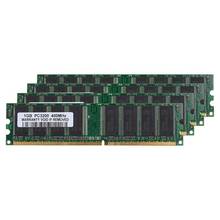 4GB Kit (4x 1GB) DDR1-400MHz PC Desktop Memory PC1-3200 184pin Non-ECC DIMM Ram,green 2024 - buy cheap
