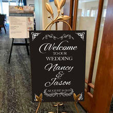 Placa de madeira de boas vindas para casamento, bem-vindo ao casamento, moderno, convidados 2024 - compre barato