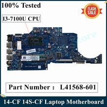 LSC For HP 14S-CR 14S-CF 14-CF Laptop Motherboard L41568-601 L41568-001 With Core i3-7100U Processor DDR4 MB 100% Tested 2024 - buy cheap