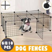 Pet Fence Iron Fence Dog Accessories Dogs Playpen And Kitten For Bird Cages And Bunny Cage Pet Accessories Supplies Puppy Kennel 2024 - buy cheap