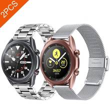 2 set galaxy watch 3 45mm 41mm band for samsung active 2 amazfit bip gts correa 20 22mm bracelet for huawei watch gt 2 2e strap 2024 - buy cheap