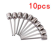 10 pcs Sport Ball Inflator Needles For Deflated Football Basketball Volleyball Inflatable Air Adapter Stainless Steel Pin 2024 - buy cheap