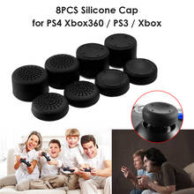 Capa de silicone para controle de ps4, xbox 360, ps3, xbox playstation 4, 8 peças 2024 - compre barato