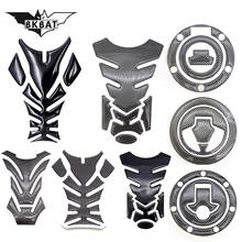 BKBAT 3D Moto Decal Motorcycle Gas Fuel Tank Pad Protector Sticker For cafe racer piaggio moto suzuki sv adesivos para moto 2024 - buy cheap