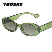 YOOSKE Small Oval Sunglasses for Women Retro Brand Designer Sun Glasses Men Gradient Vintage Round Eyewear Female Sunglass UV400 2024 - buy cheap