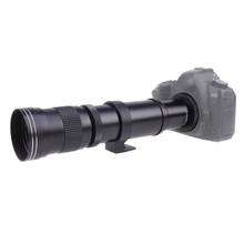 Lente teleobjetiva 420-800mm f/8.3-f/16 + 2 lentes teleobjetiva conversora de ampliação para câmera nikon 2024 - compre barato