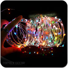 Battery operated led string christmas lights  xmas garland fairy lights holiday decoration bottle lights wedding decoration 2024 - buy cheap