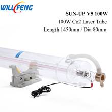 Will Feng 100w Co2 Laser Tube SUN UP V5  Length 1450mm Diameter 80mm For Laser Cutter Engraving Machine 6000 Hours Glass Pipe 2024 - buy cheap