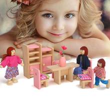 Conjunto de mini móveis para a família de simulação, brinquedos educativos, divertido, para crianças, brinquedos de casa 2024 - compre barato